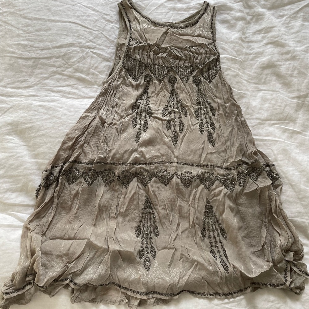 Beautiful Free People Sequin Dress exposed back